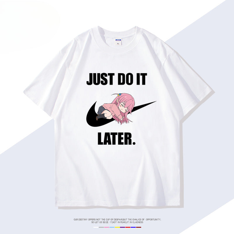 Funny Anime Pattern Short Sleeve T-Shirt