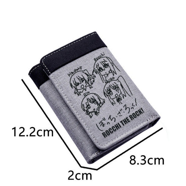 Anime Short Folding Wallet