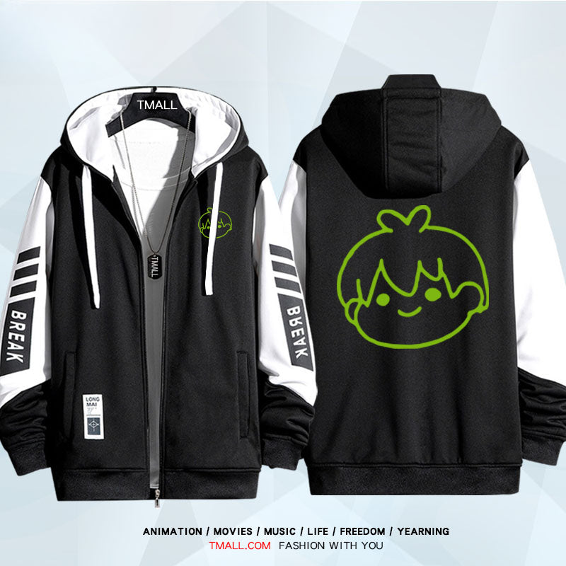 Unisex Anime Nagi Hooded Loose Jacket