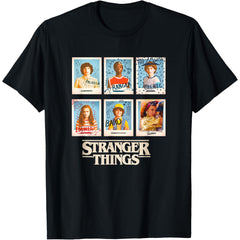 ST Main Characters Vintage Yearbook Pictures T-Shirt