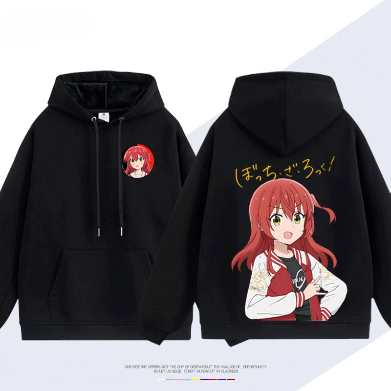 Unisex Anime Hitori Cotton Casual Hoodie