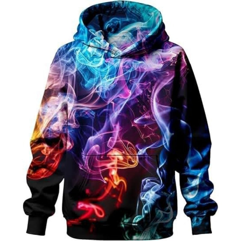 Starry Sky Painted 3D Print Graffiti Hoodie