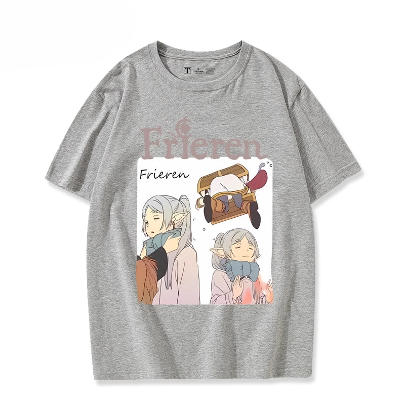 Casual Anime Pattern Short-sleeved T-shirt