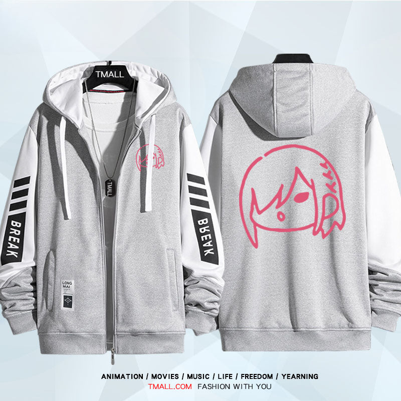 Unisex Anime Nagi Hooded Loose Jacket