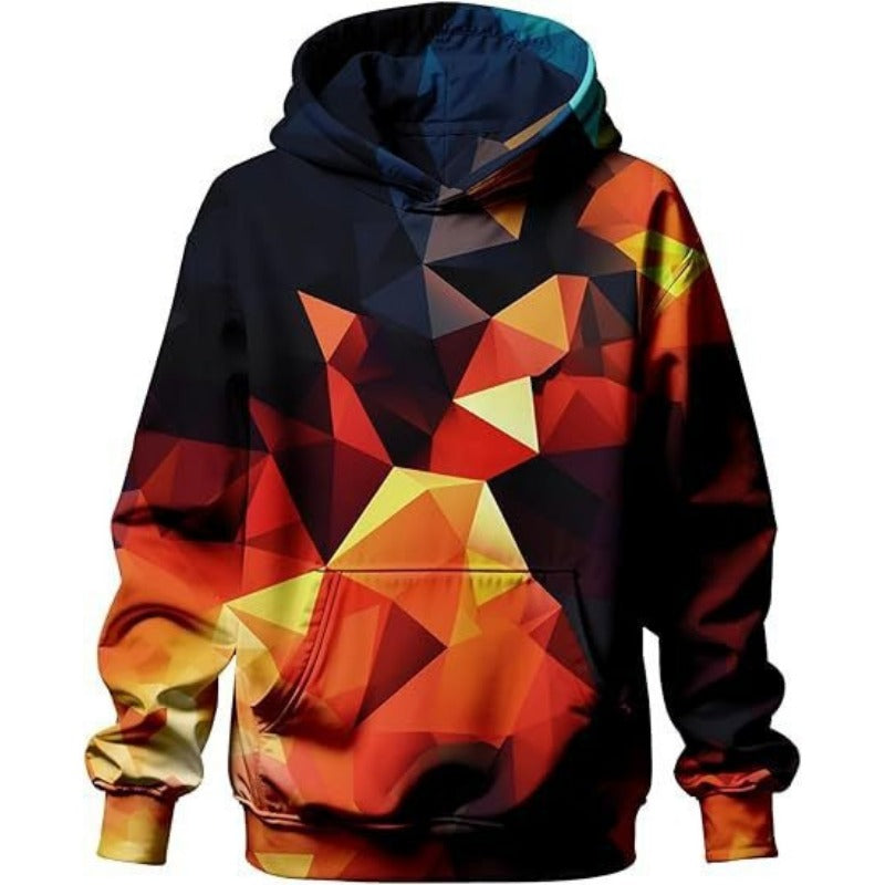 Starry Sky Painted 3D Print Graffiti Hoodie