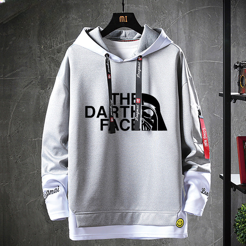 Unisex Darth Vader Print Pullover Hoodie