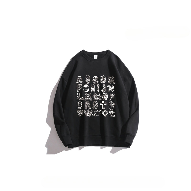 EVA Cos Pullover Crew Neck Sweatshirt