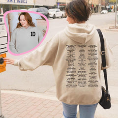 Women's 1D Tracklist Print Hoodie