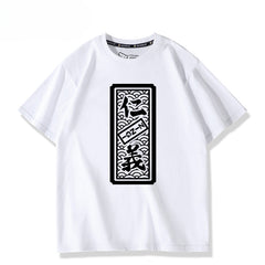 Girls Anime Cos Letter Short Sleeve T-Shirt