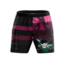 Men's Zoro 3D Printied Summer Casual Sports Shorts