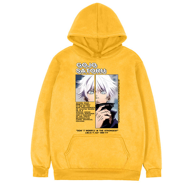 Unisex Casual Luffy Print Loose Hoodie