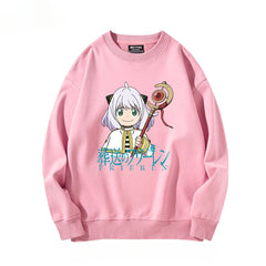 Trendy Anime Pattern Crew Neck Sweatshirt