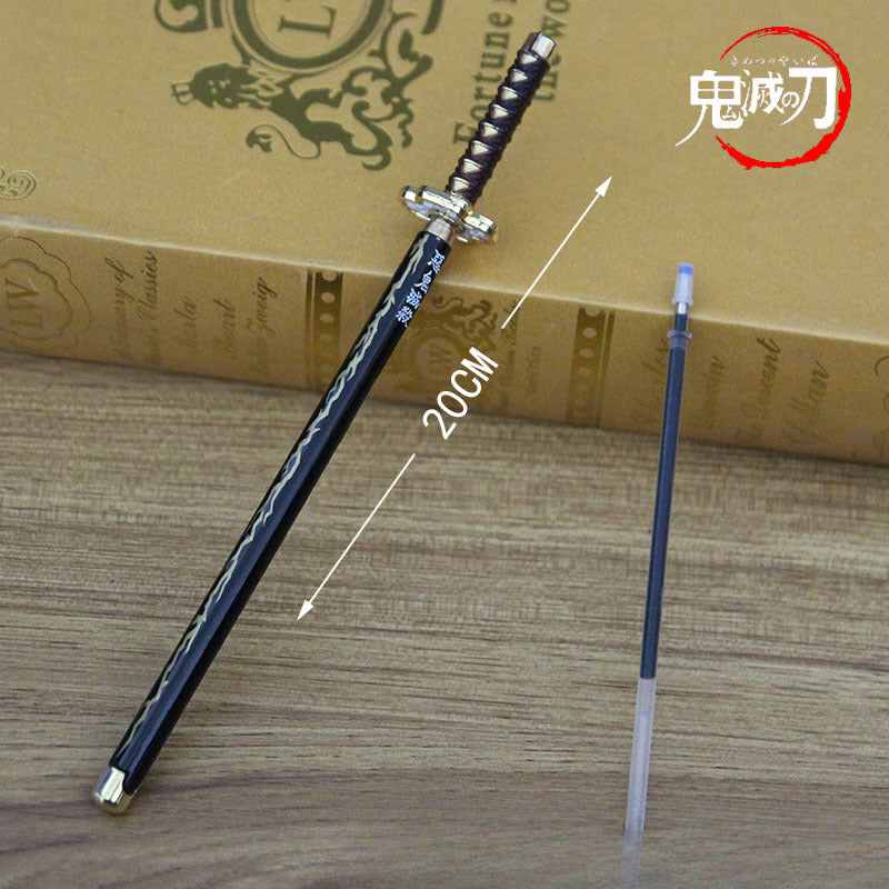 Cool Anime Sword Model Metal Gel Pen