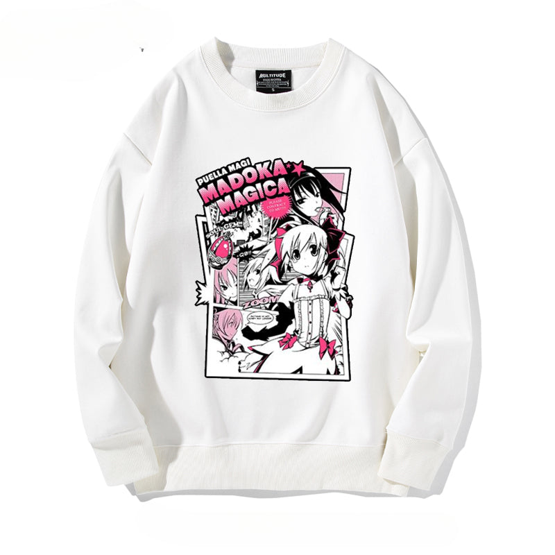 Casual Cute Girls Crew Neck Sweatshirt