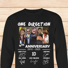 Unisex 1D 15th Anniversary Sweatshirt