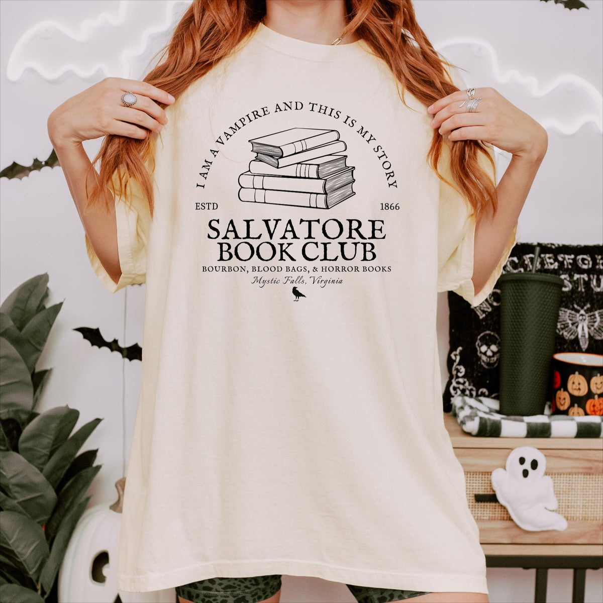 Salvatore Book Club TVD Inspired Tee