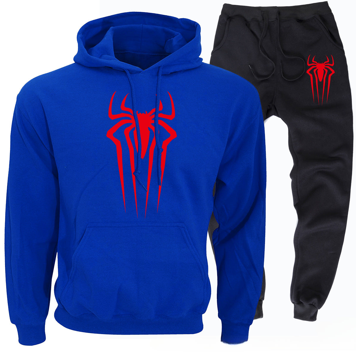 Casual Men's Spider Hoodie and Pants Co-ords Sportswear