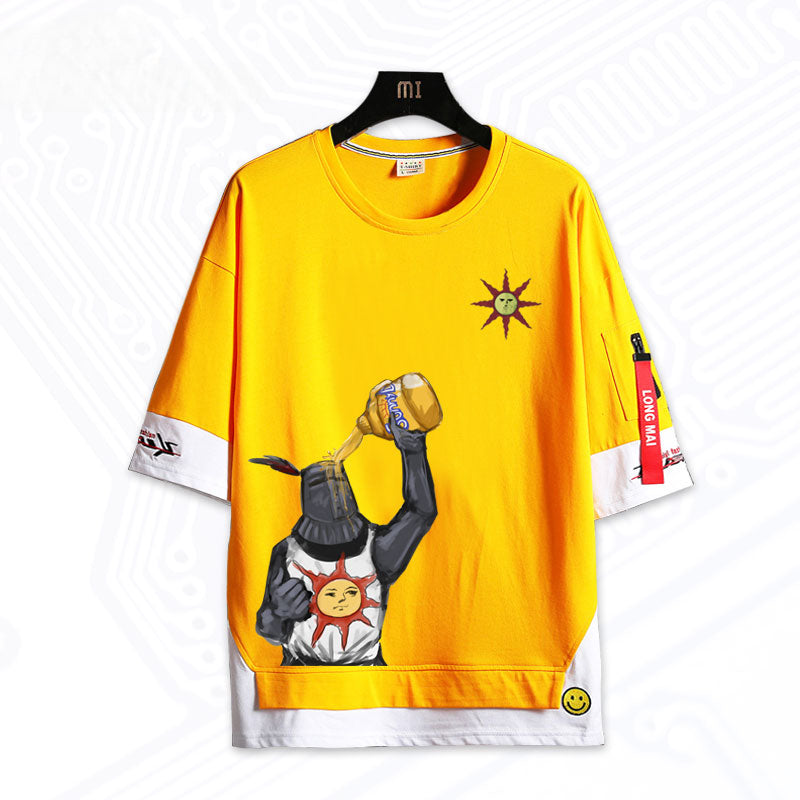 Men's Game Graphic Print Loose T-Shirt