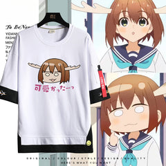 Men's Anime Cos Loose Short-sleeved T-shirt