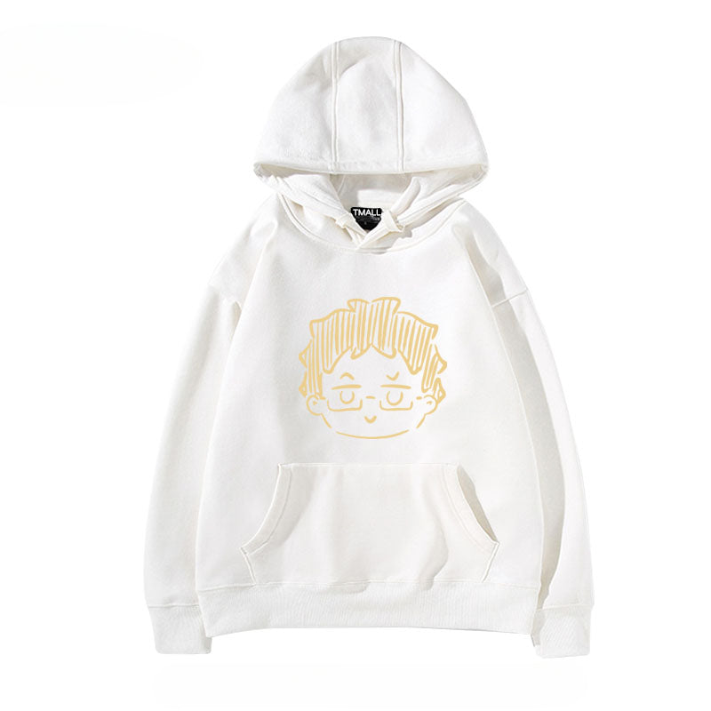 Women's Anime Pattern Print Casual Hoodie