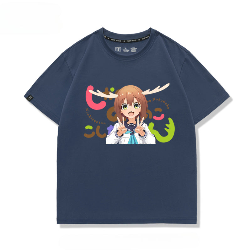 Unisex Anime Graphic Short-sleeved T-shirt