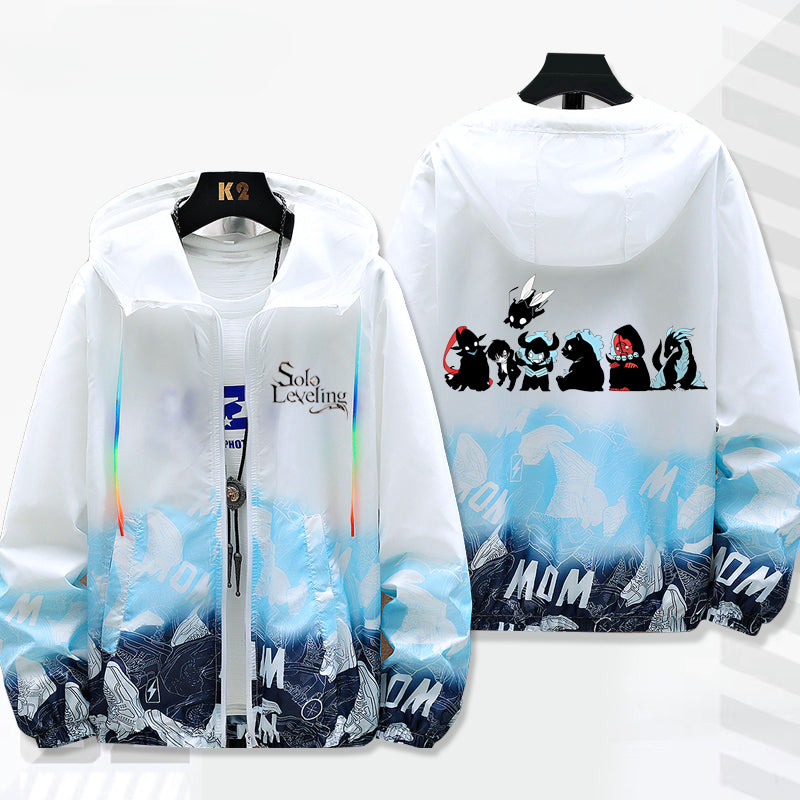 Unisex Casual Anime Thin Sunscreen Jacket