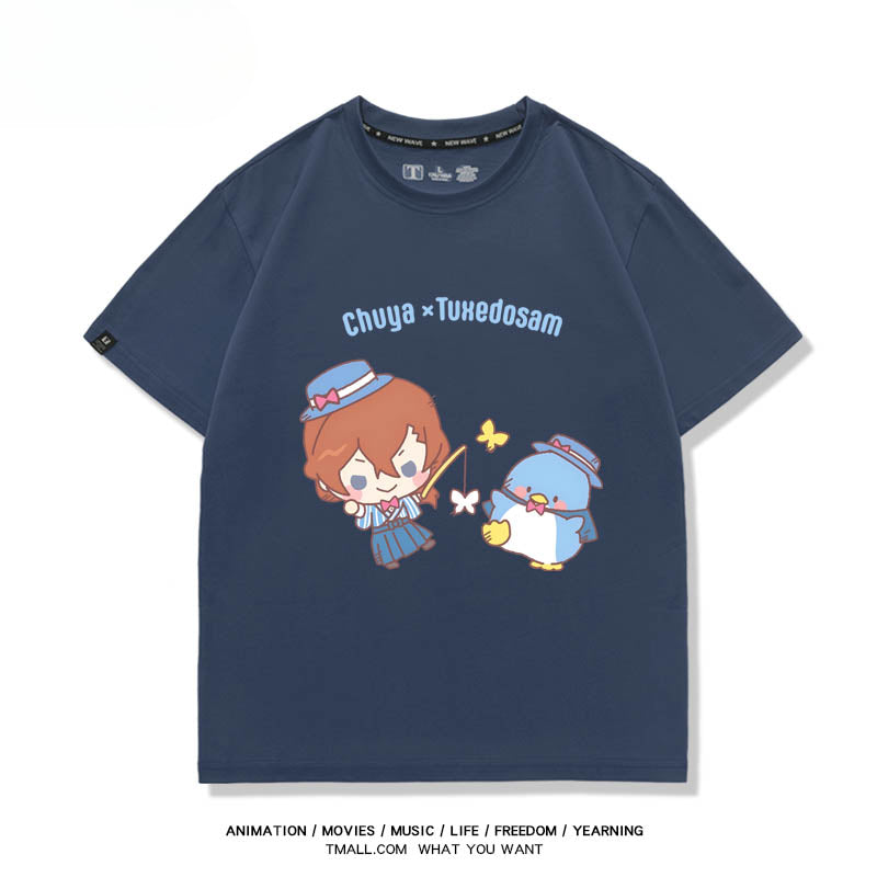Women's Anime Print Cotton Summer T-shirt