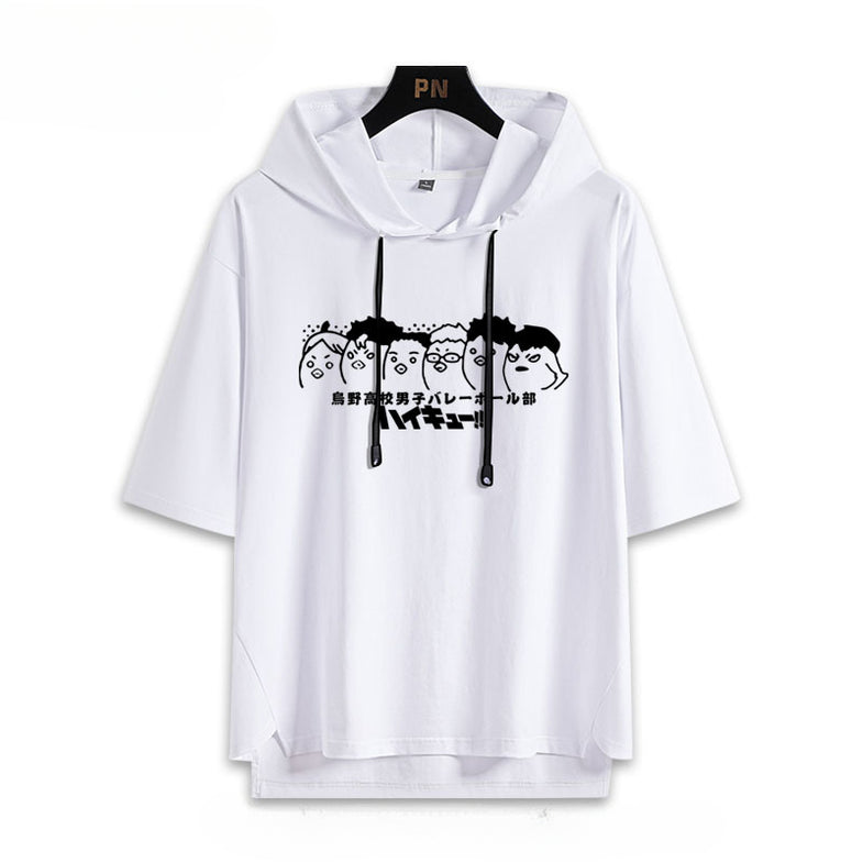 Karasuno High Hinata Hooded T-Shirt