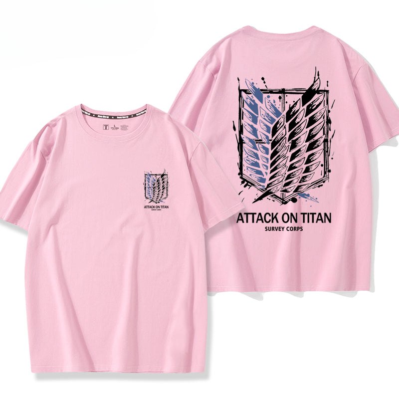 Unisex Wings of Freedom Anime Logo T-shirt