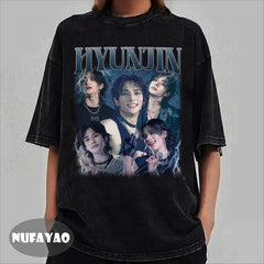 Hyunjin Graphic Aesthetic T-shirt Top