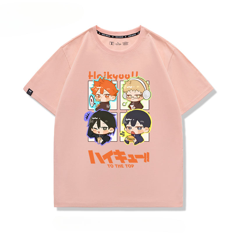 Hinata Anime Loose Short Sleeve T-Shirt