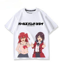 Casual Girls Anime Short Sleeve T-Shirt