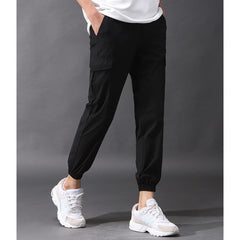 Men's Summer Silk Fabric Casual Pants