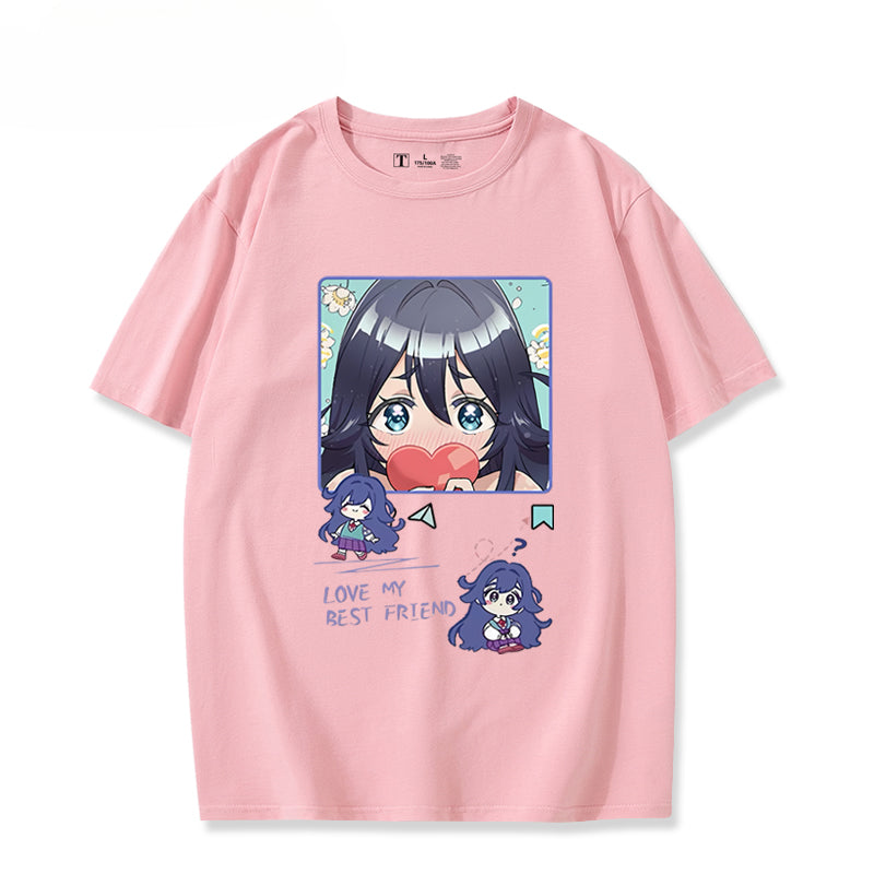 Unisex Anime Pattern Short Sleeve T-Shirt