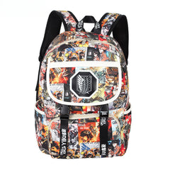 Cute Anime Pattern Printed Backpack