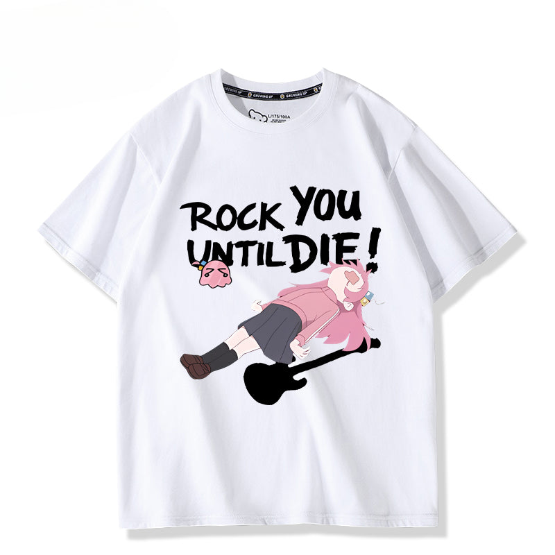 Funny Anime Graphic Short Sleeve T-Shirt