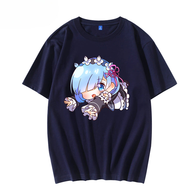 Women's Rem Anime Short-sleeved T-shirt