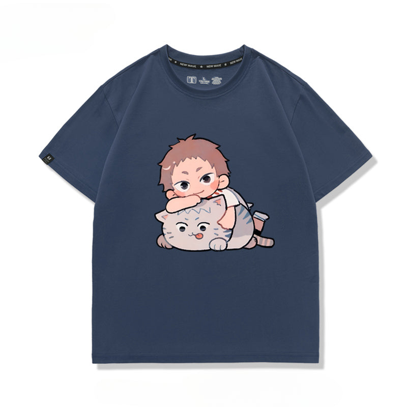Women's Cute Anime Short-sleeved T-shirt