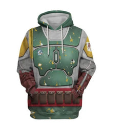 Casual Mandalorian 3D Printed Sports Cospaly Hoodie