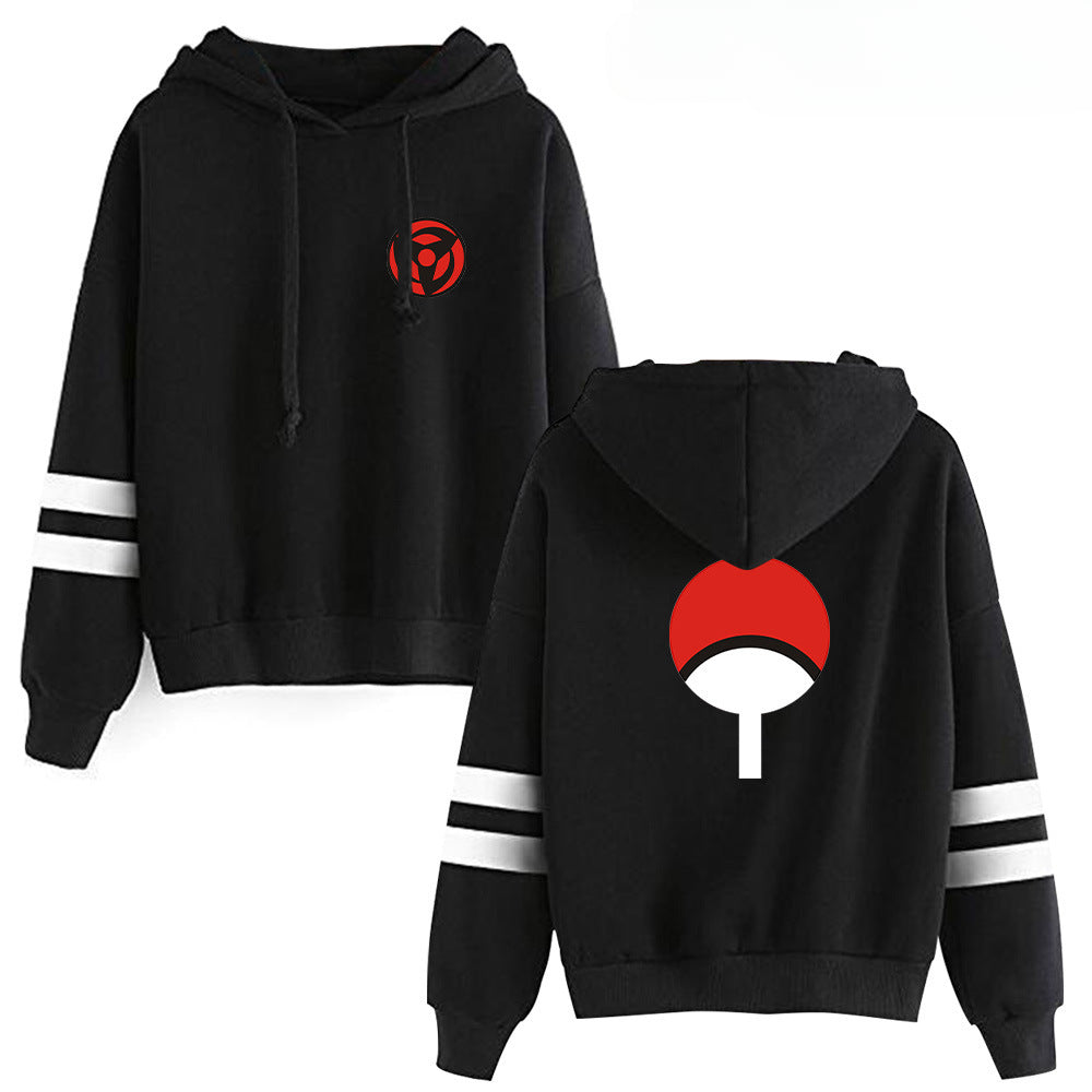 Casual Anime Logo Pullover Long-sleeved Hoodie