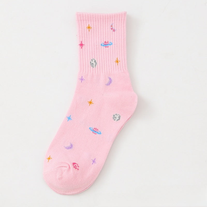 Cosmic Cotton Socks