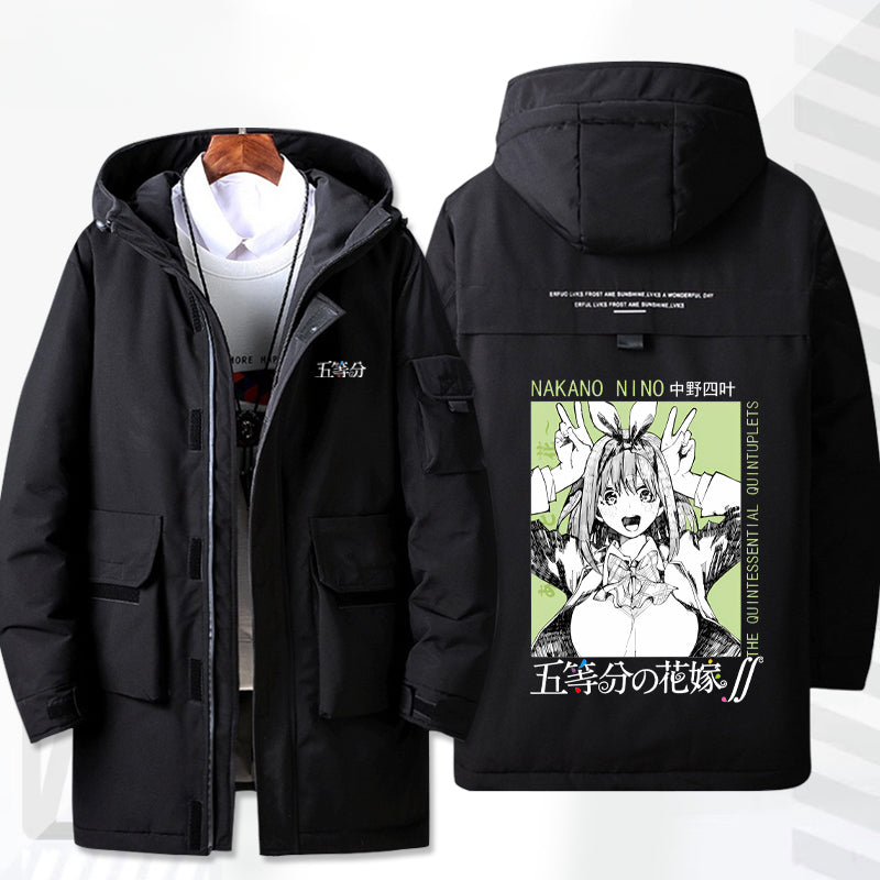 Men's and Women's Anime Winter Down Jacket