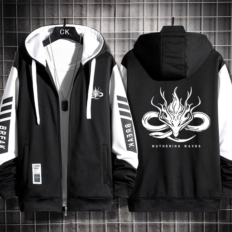 Unisex Game Print Loose Casual Hoodie