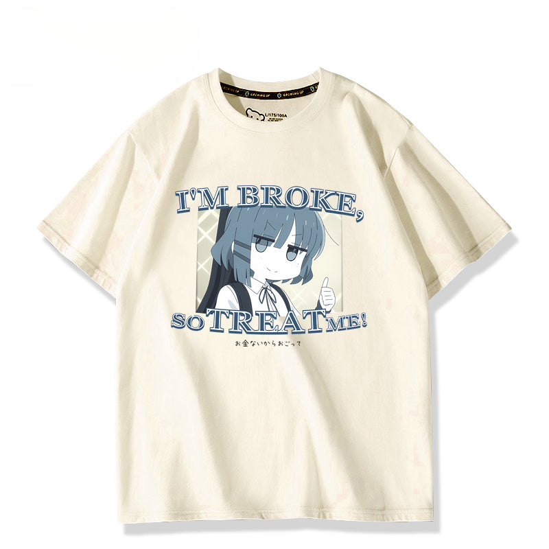 Casual Anime Funny Short-sleeved T-shirt