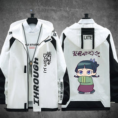 Cool Anime Print Cos Zipper Hooded Jacket