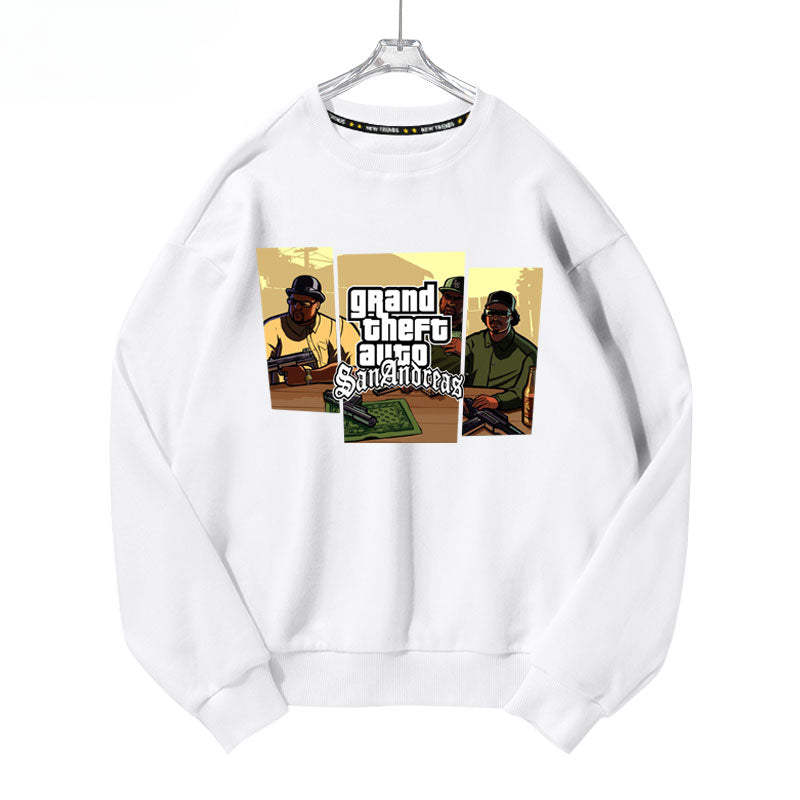 Game Crew Neck Pullover Sweatshirt