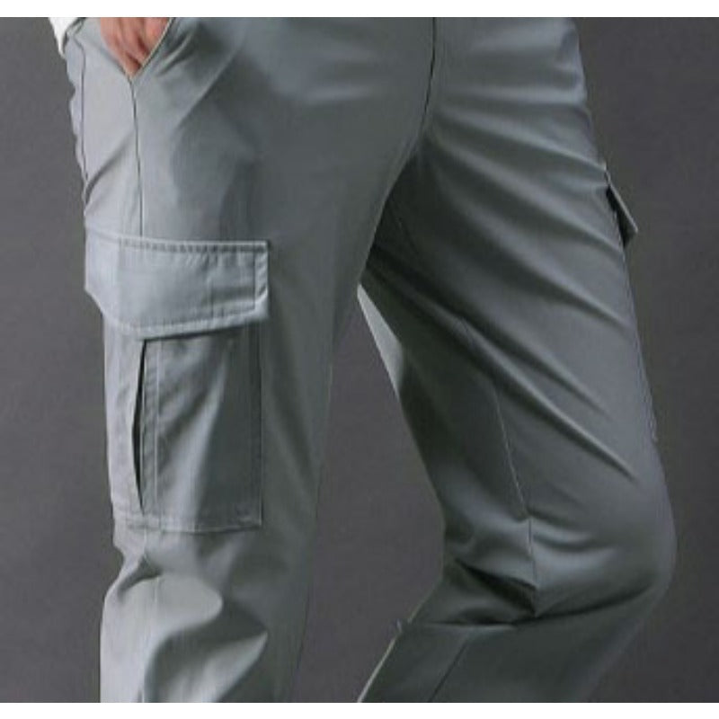 Men's Summer Silk Fabric Casual Pants