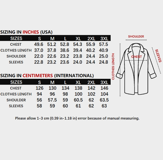 Trendy Unisex Anime Graphic Long Windbreaker Jacket