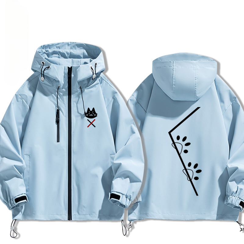 Trendy Game Hooded Zipper Thin Jacket