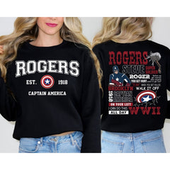 Rogers Captain America Short Sleeve T-Shirt